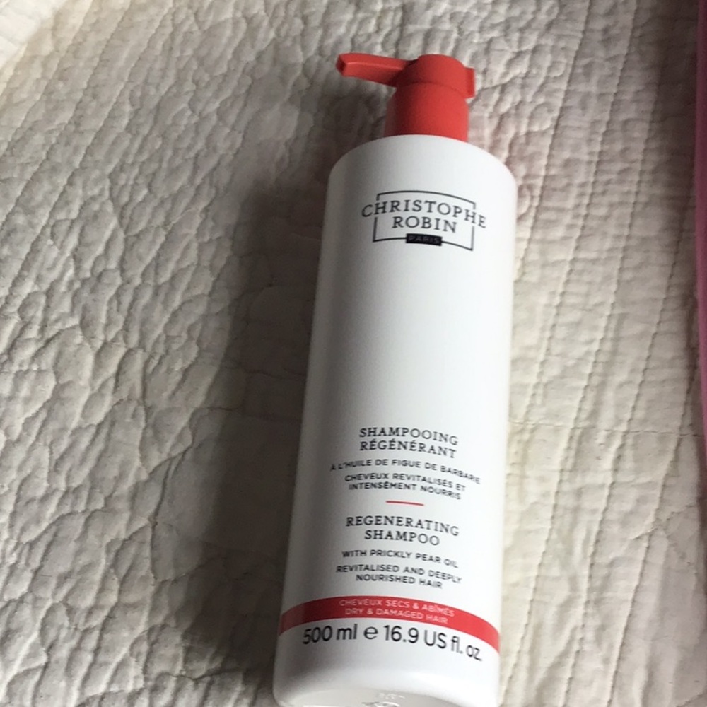 Christophe Robin Shampoo Regenerating Prickly Pear Oil x Dry Hair 16.9 oz New